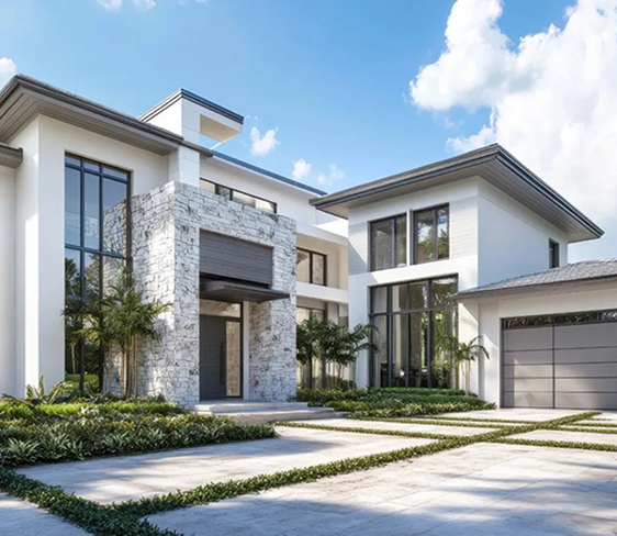 Modern custom home
